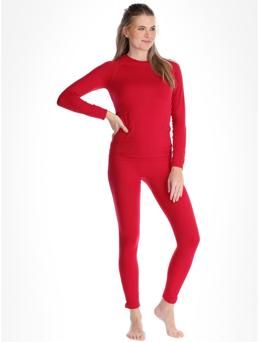 Falke, Longsleeved Shirt maglia termica donna Red rosso 