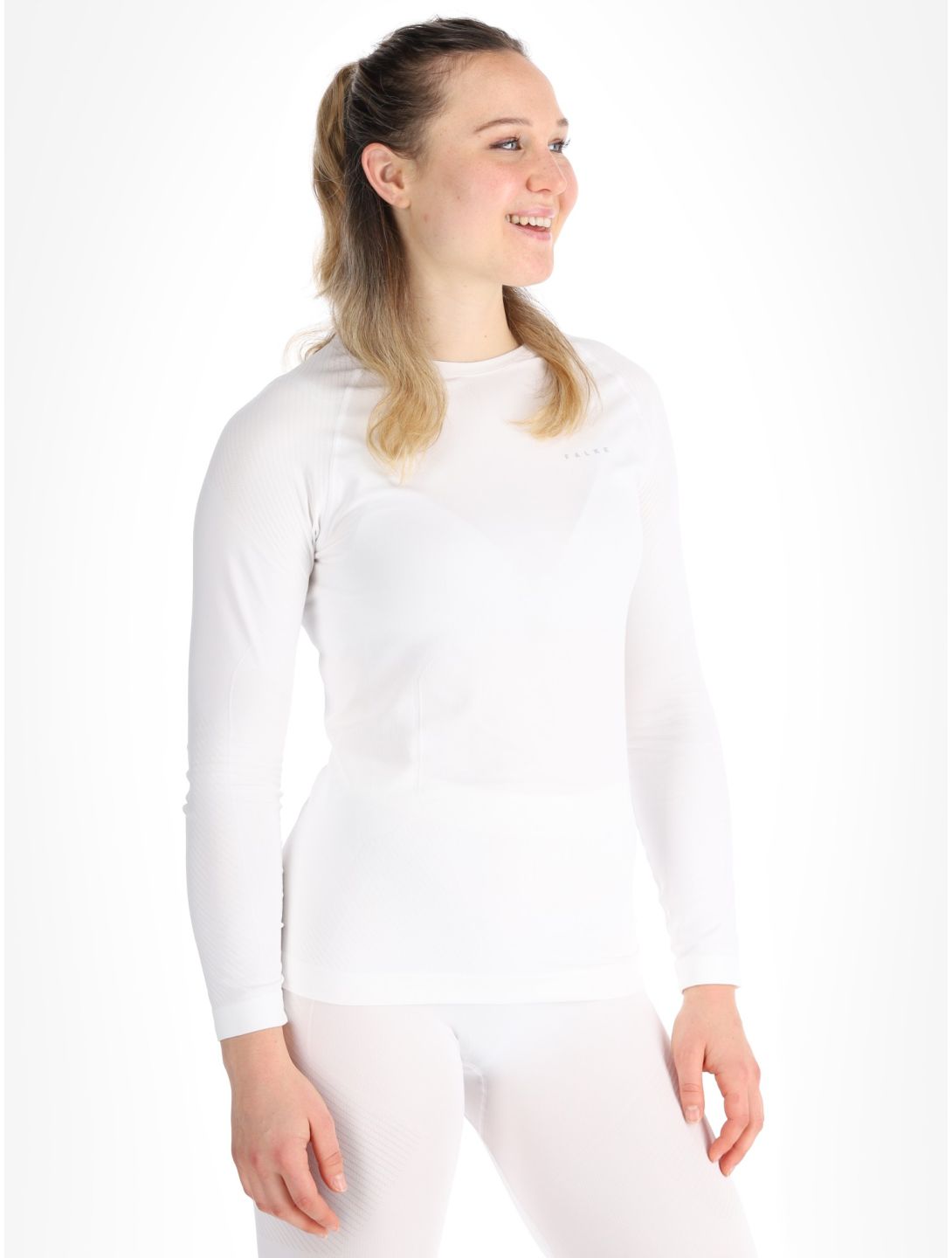 Falke, Longsleeved Shirt maglia termica donna White bianco 