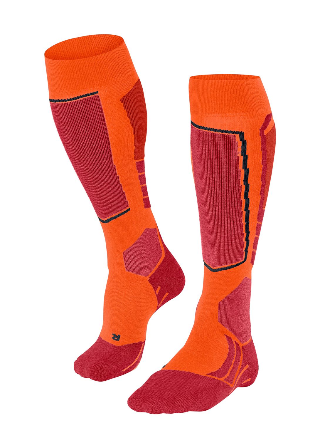 Falke, SK2 Intermediate calzini da sci uomo Flash Orange arancio 