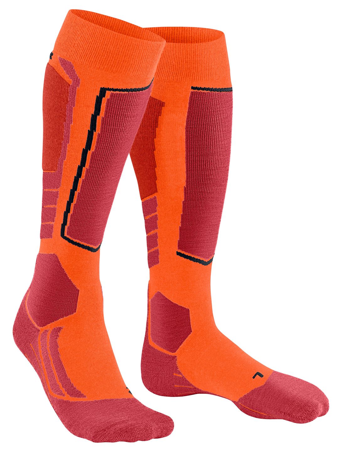 Falke, SK2 Intermediate calzini da sci uomo Flash Orange arancio 