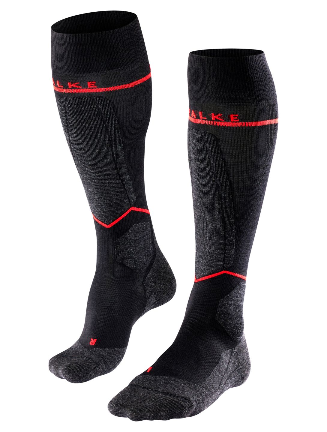 Falke, SK4 Advanced Compression Light calzini compressivi uomo Black Mix grigio, nero 