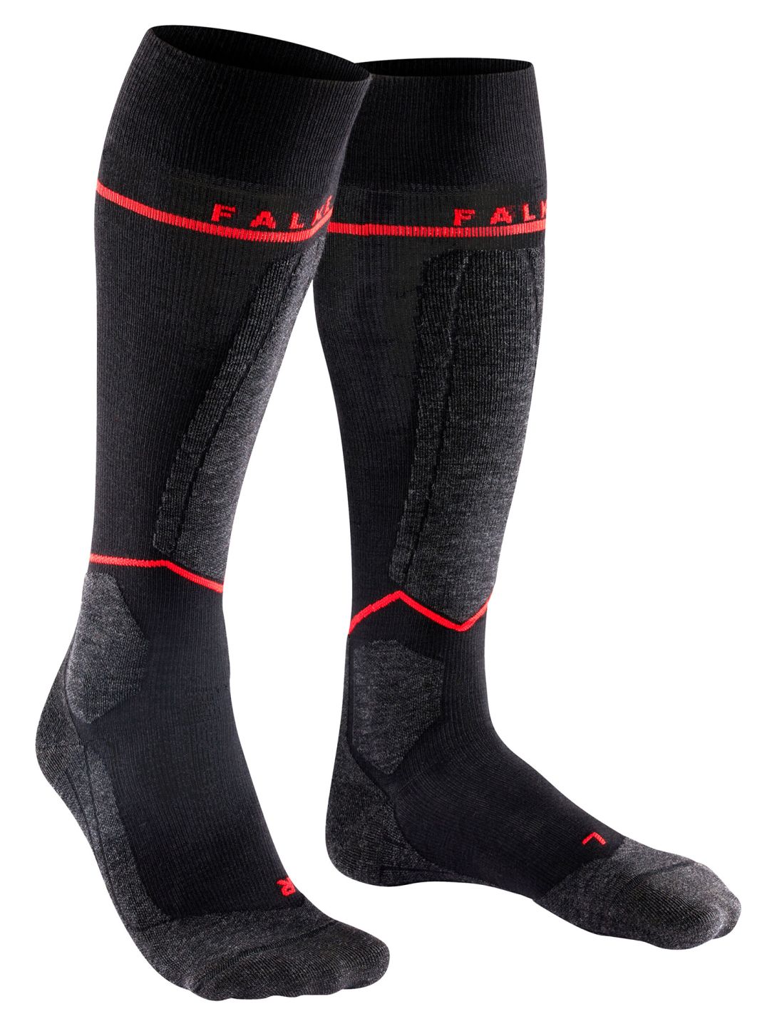 Falke, SK4 Advanced Compression Light calzini compressivi uomo Black Mix grigio, nero 