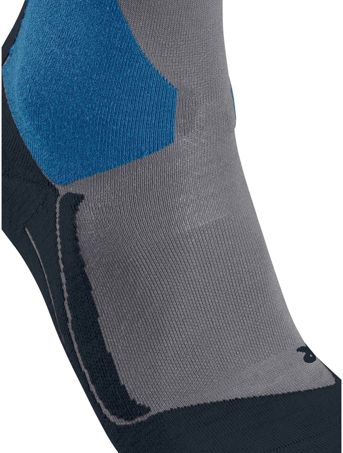 Falke, SK4 Advanced calzini da sci uomo M. Grey Melange blu 