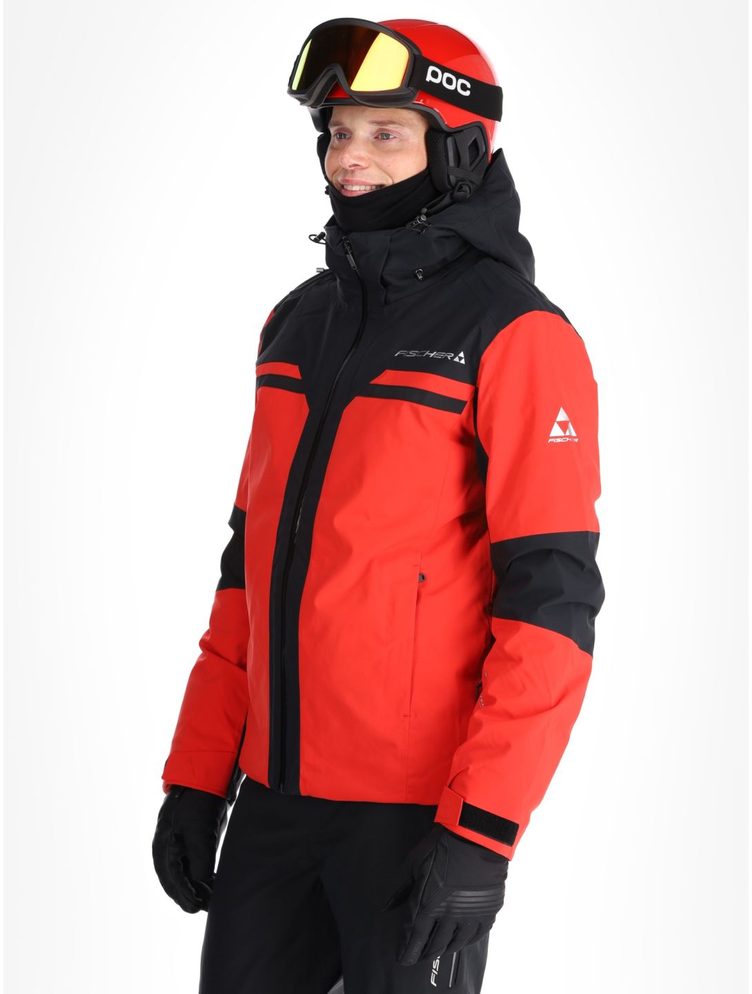 Fischer, Cascade giacca sci uomo C.Red-C.Red-Black 