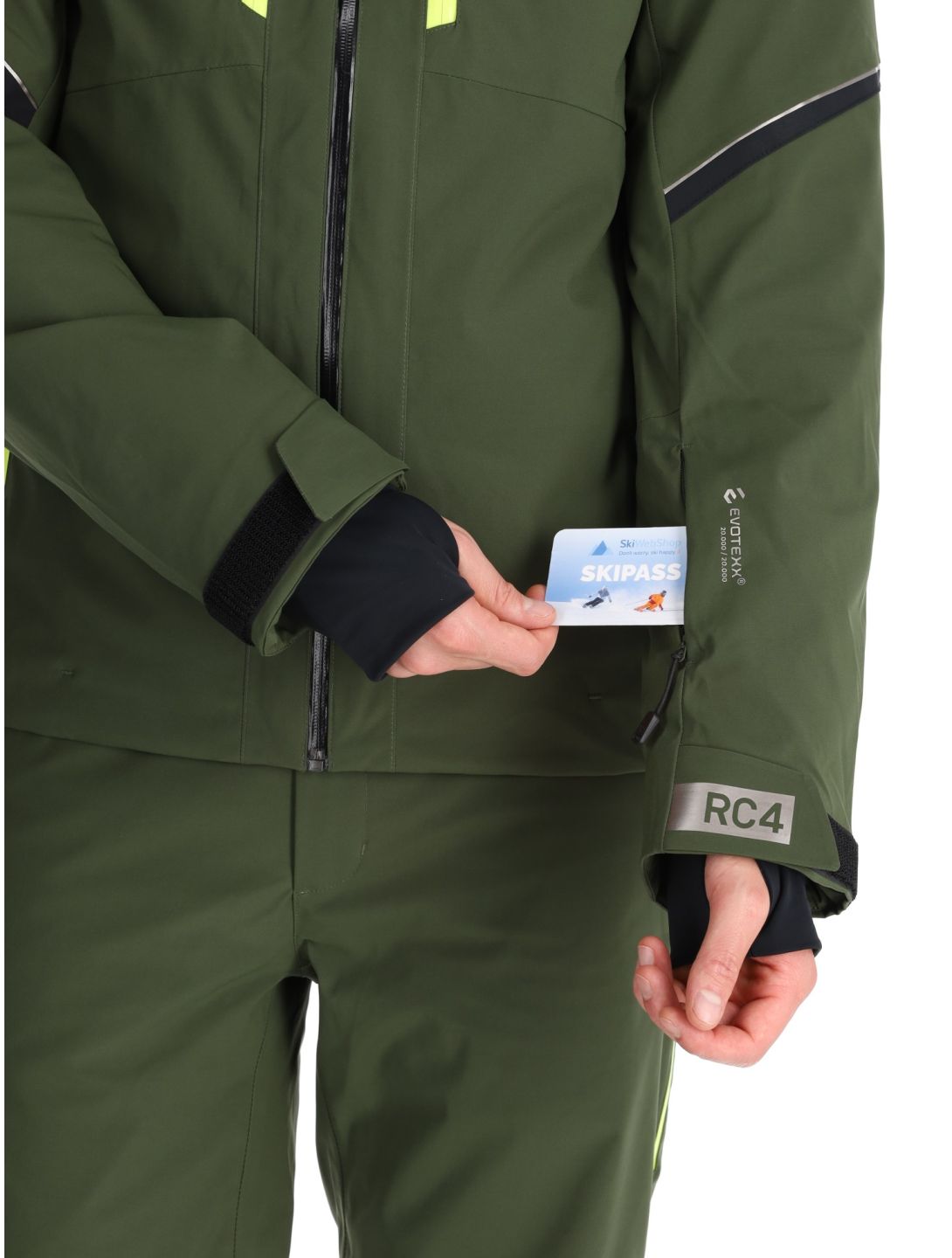 Fischer, RC4 giacca sci uomo Rifle Green verde 