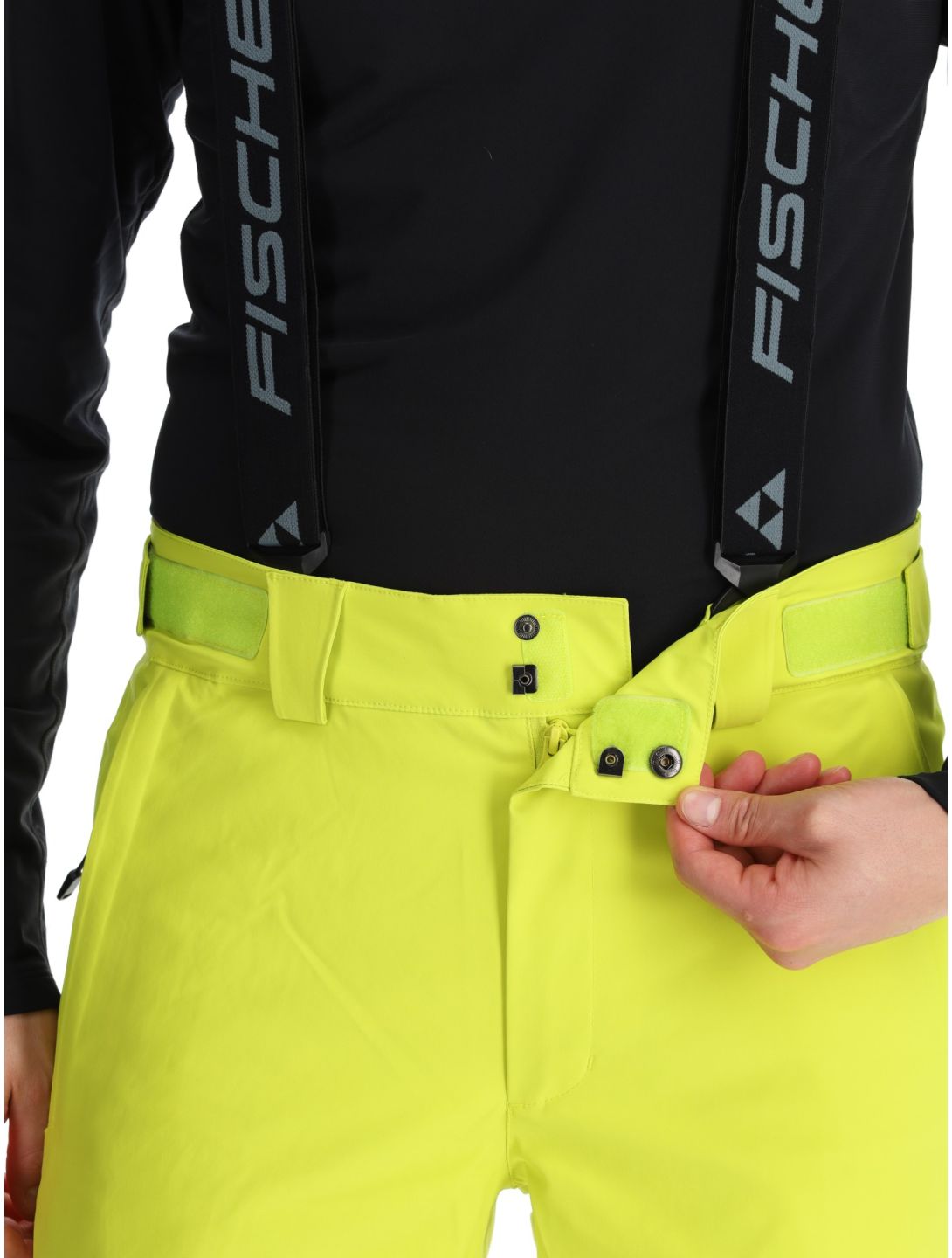 Fischer, RC4 pantaloni da sci uomo Fischer Yellow giallo 