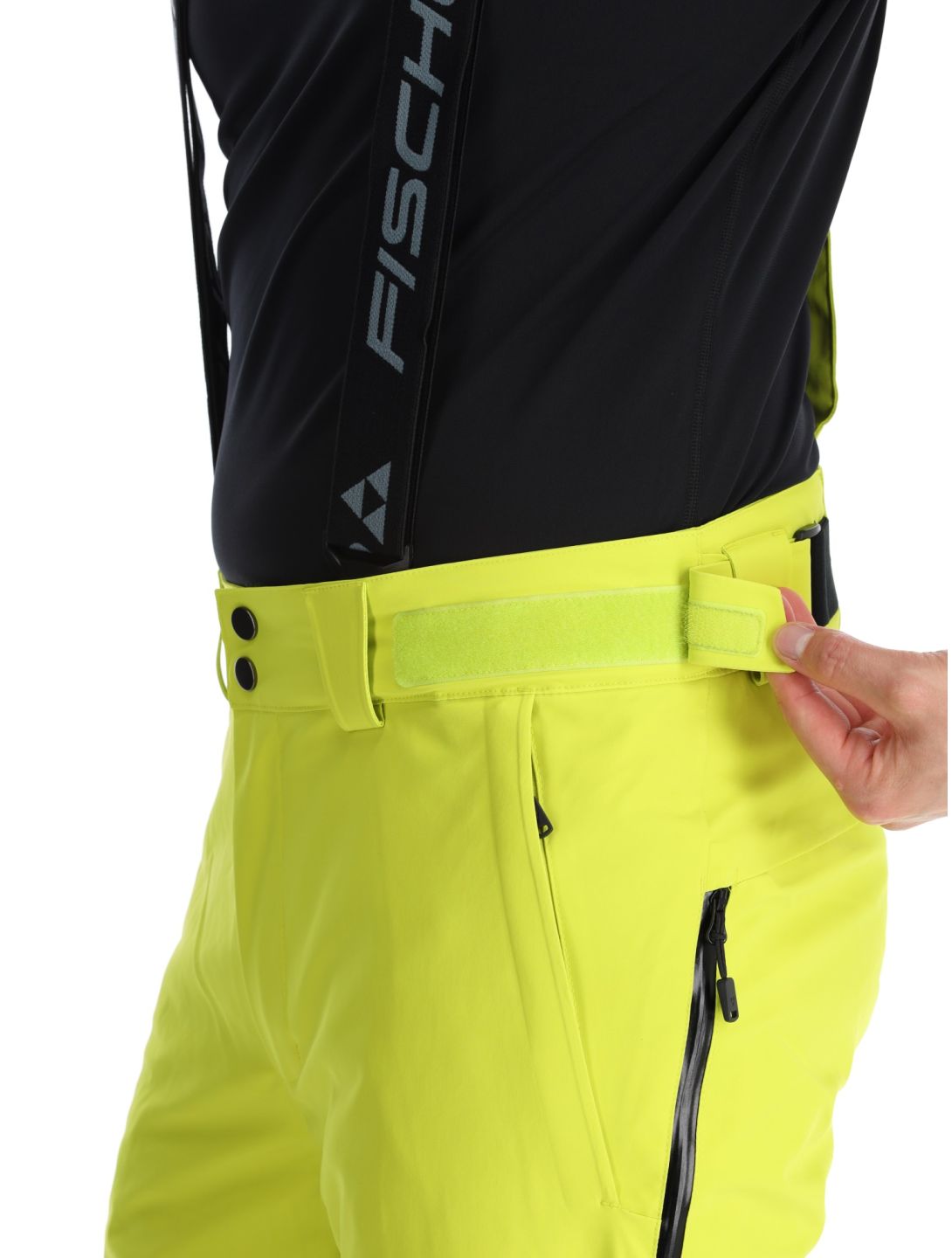 Fischer, RC4 pantaloni da sci uomo Fischer Yellow giallo 