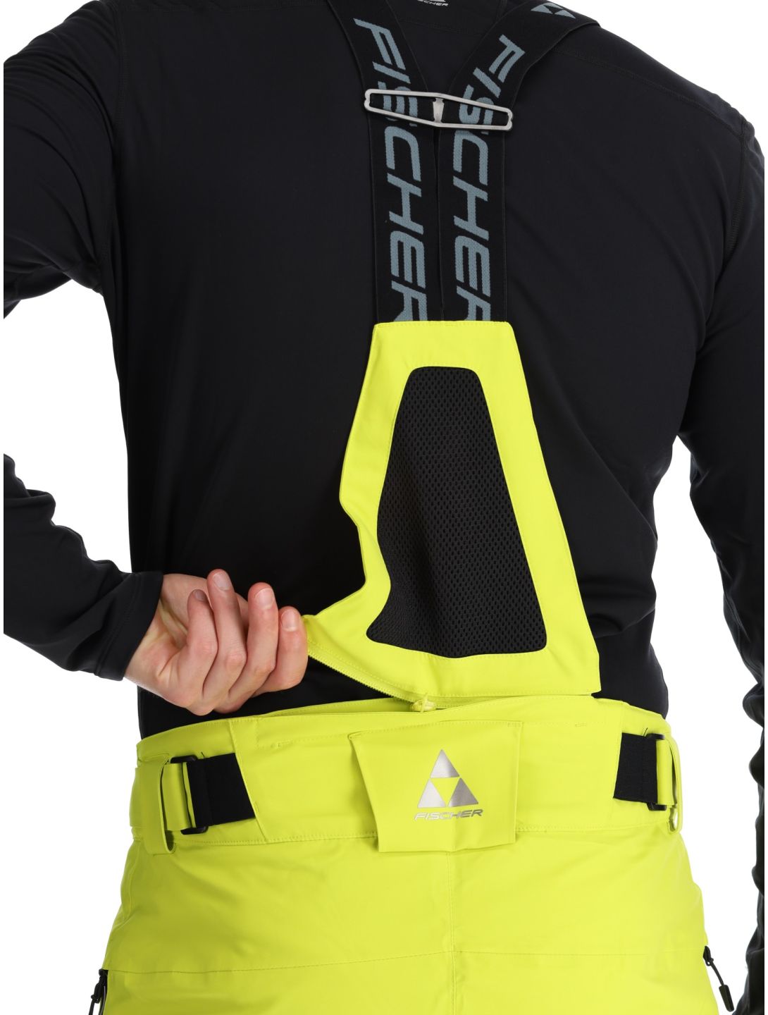 Fischer, RC4 pantaloni da sci uomo Fischer Yellow giallo 