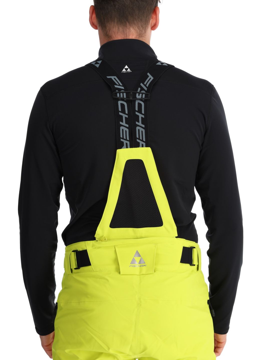 Fischer, RC4 pantaloni da sci uomo Fischer Yellow giallo 