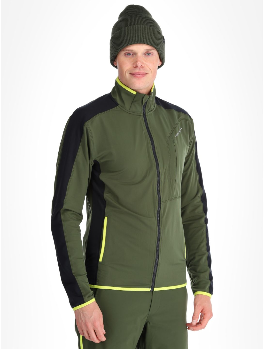 Fischer, Up Flex gilet uomo Rifle Green verde 