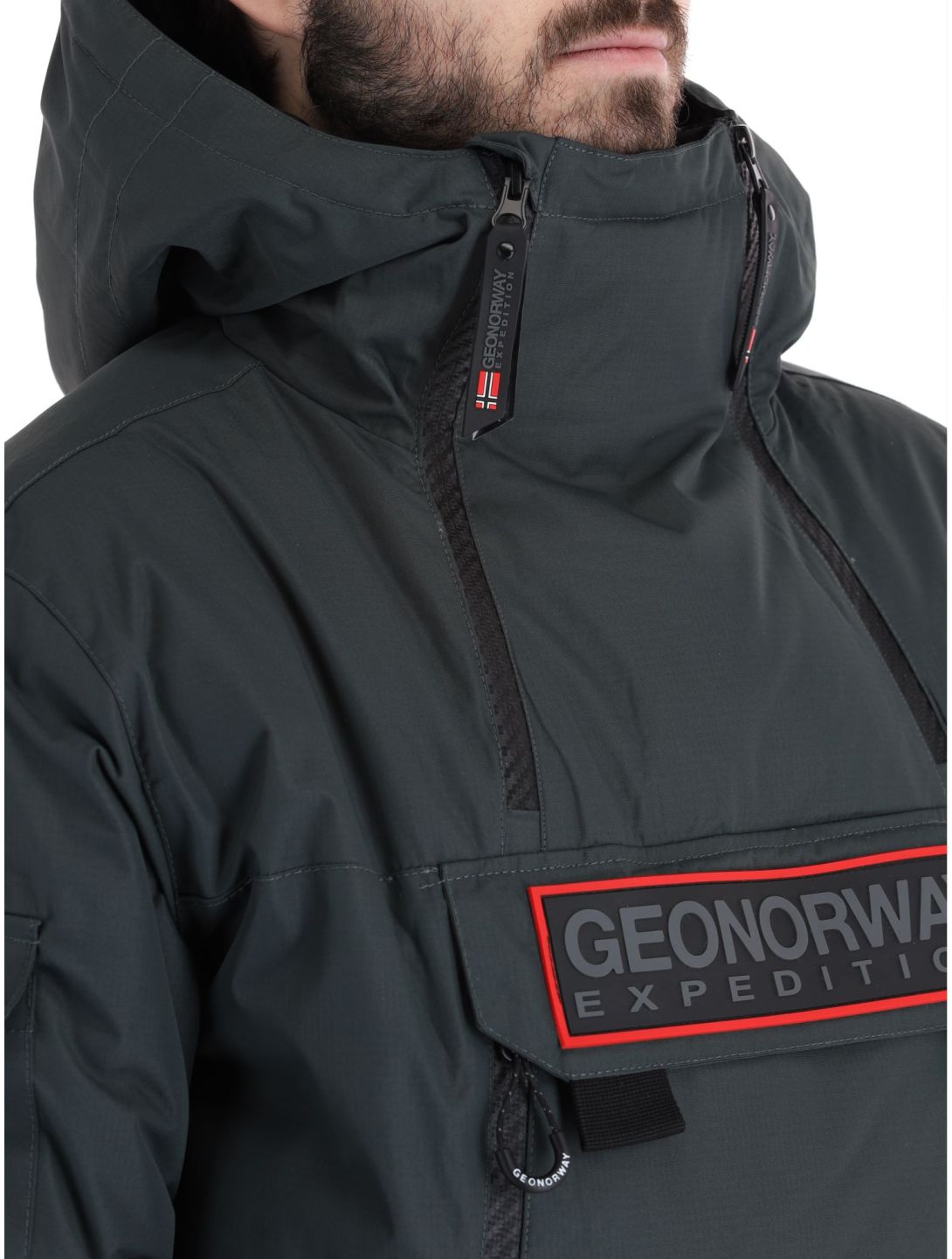 Geographical Norway, Benyamine giacca sci uomo Dark Grey grigio 