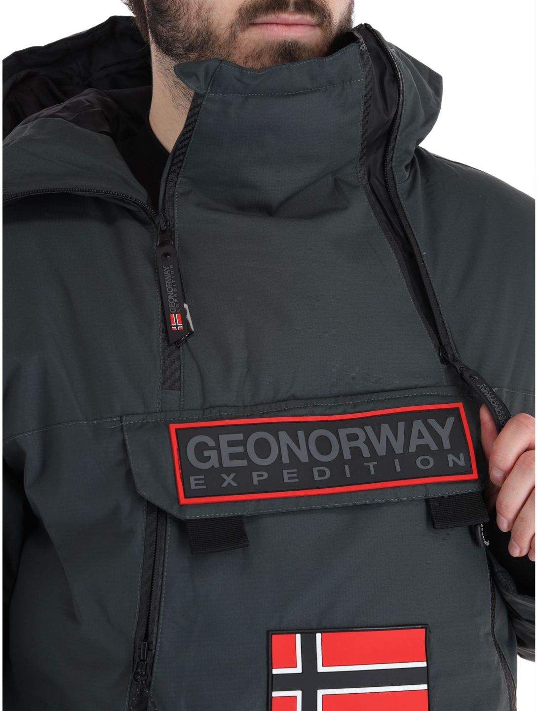 Geographical Norway, Benyamine giacca sci uomo Dark Grey grigio 