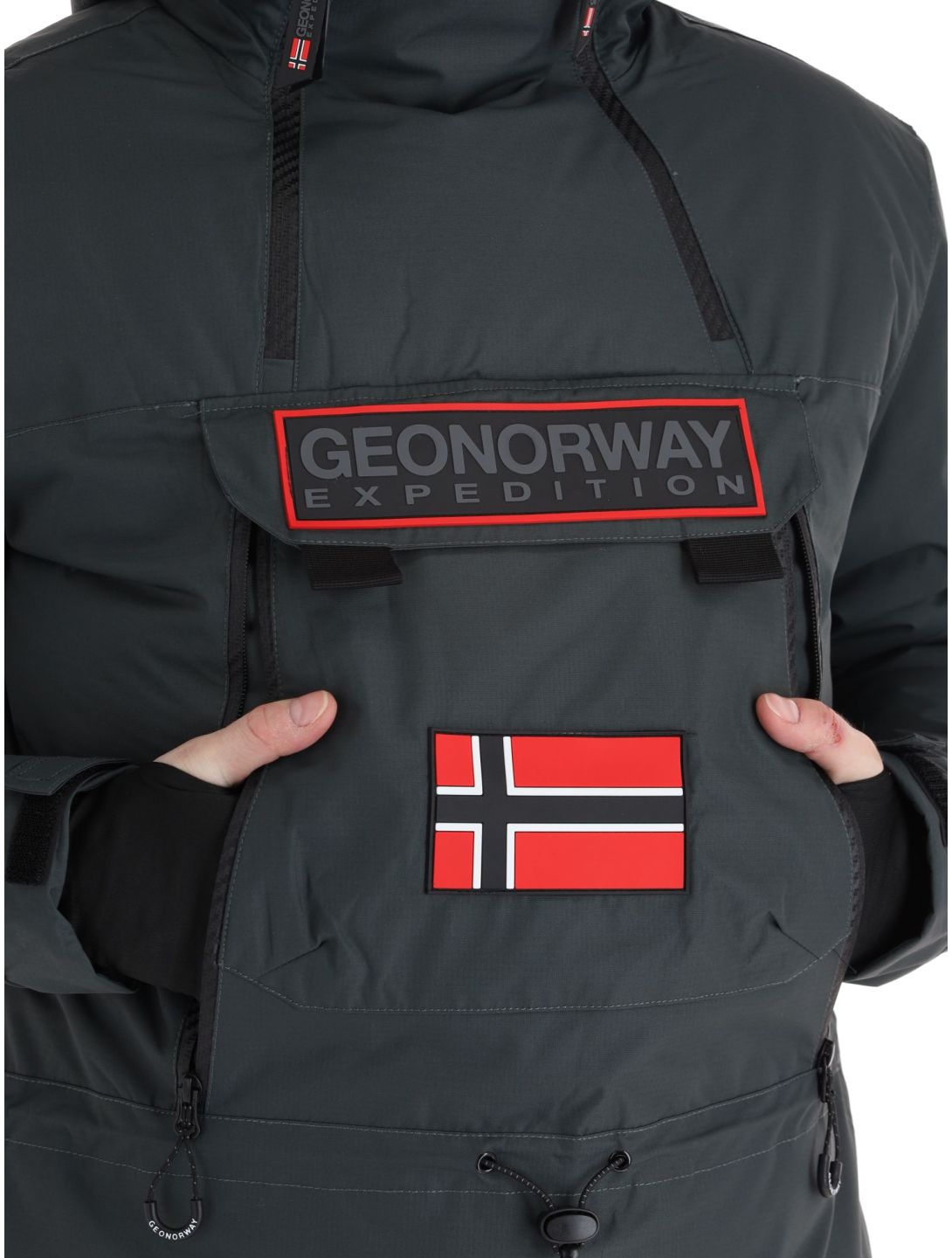 Geographical Norway, Benyamine giacca sci uomo Dark Grey grigio 