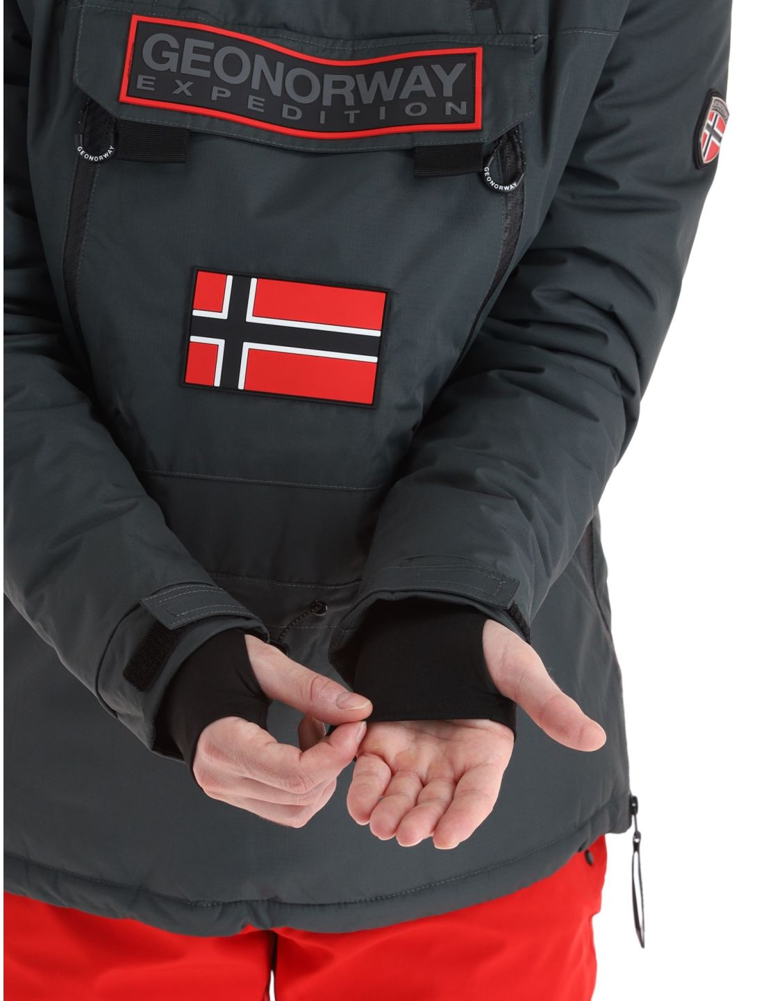 Geographical Norway, Benyamine giacca sci uomo Dark Grey grigio 