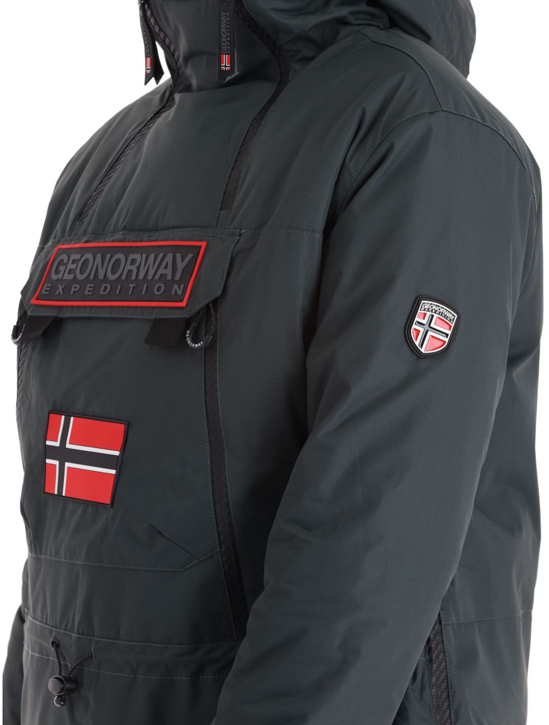 Geographical Norway, Benyamine giacca sci uomo Dark Grey grigio 