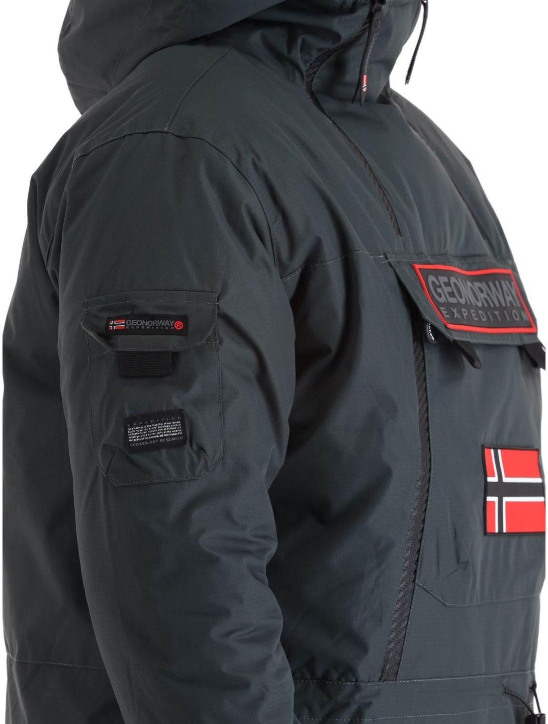 Geographical Norway, Benyamine giacca sci uomo Dark Grey grigio 