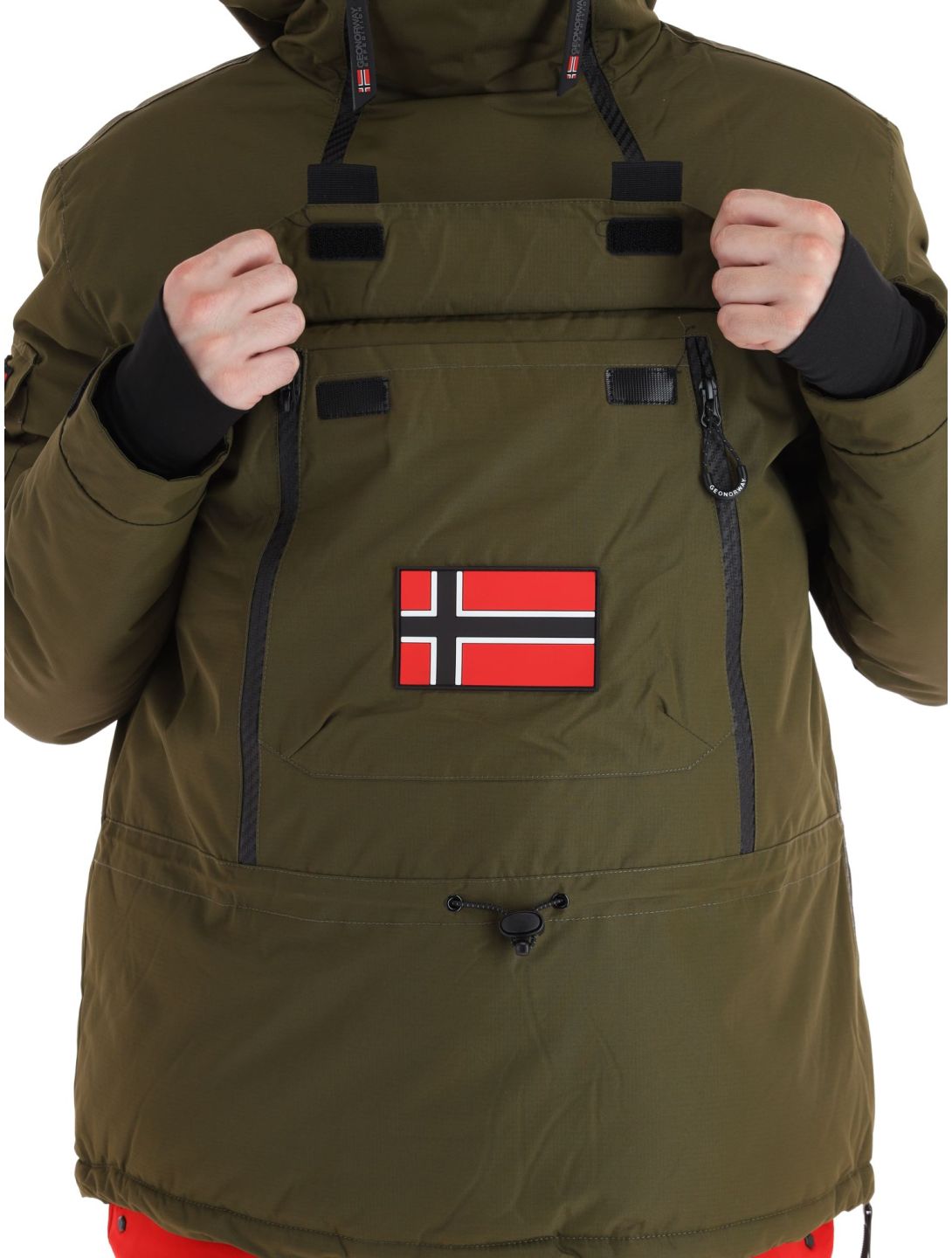 Geographical Norway, Benyamine giacca sci uomo Kaki verde 