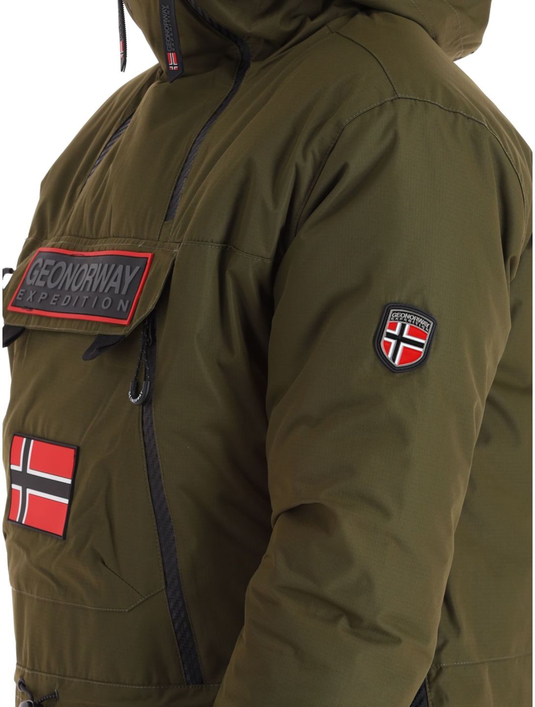 Geographical Norway, Benyamine giacca sci uomo Kaki verde 