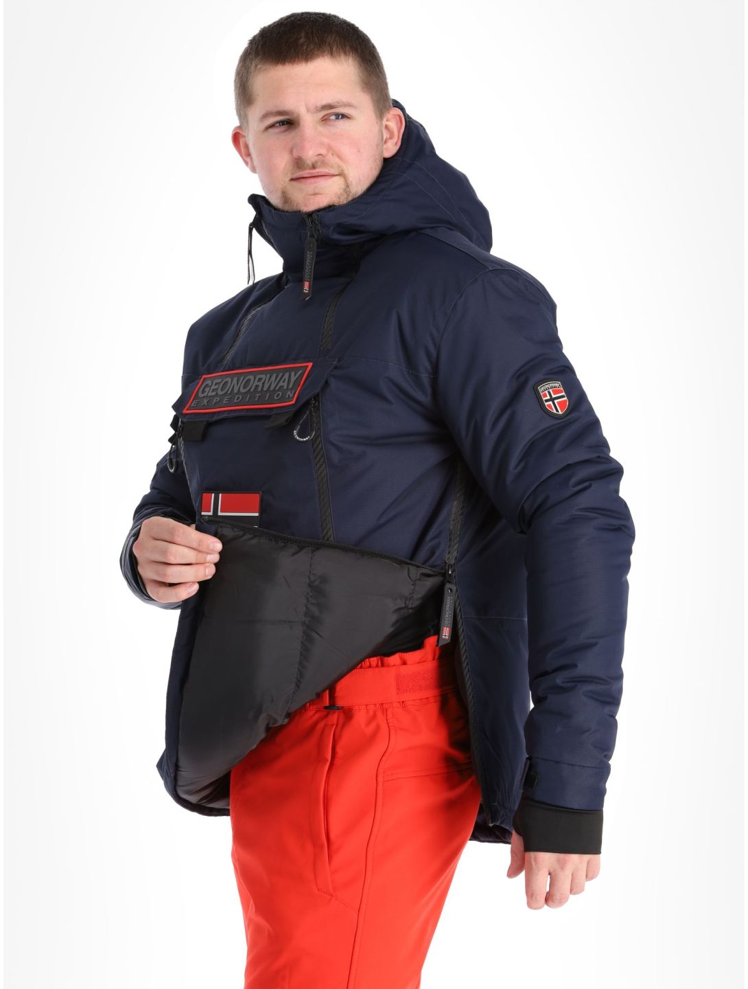 Geographical Norway, Benyamine giacca sci uomo Navy blu 