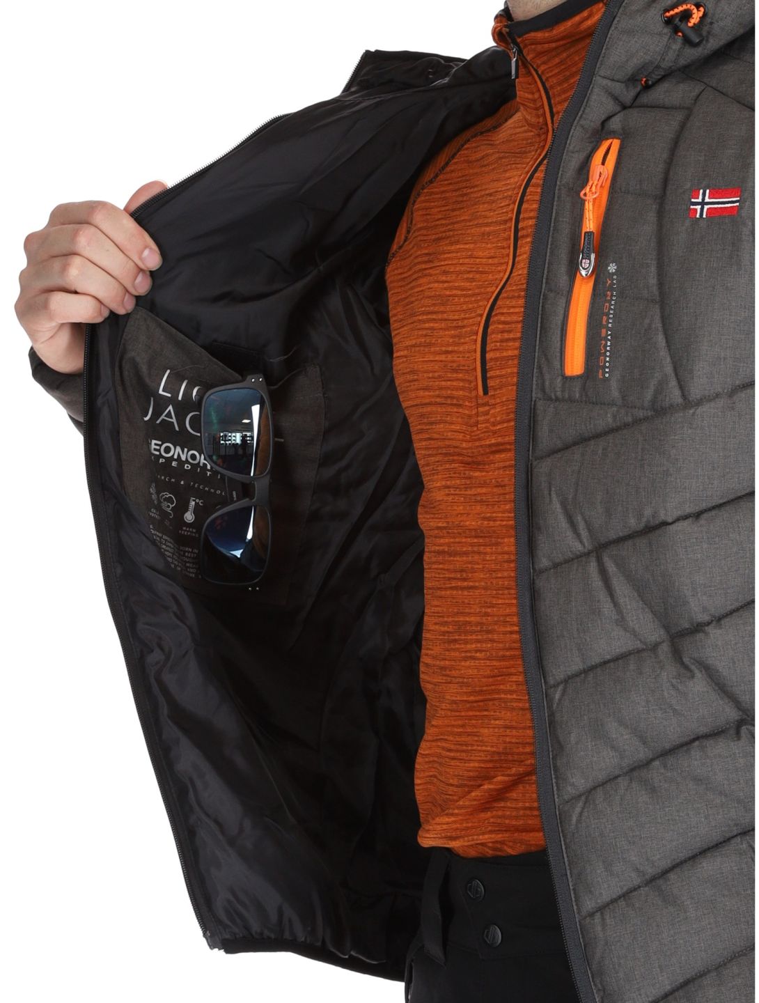 Geographical Norway, Bolchevic giacca sci uomo Dark Grey grigio 