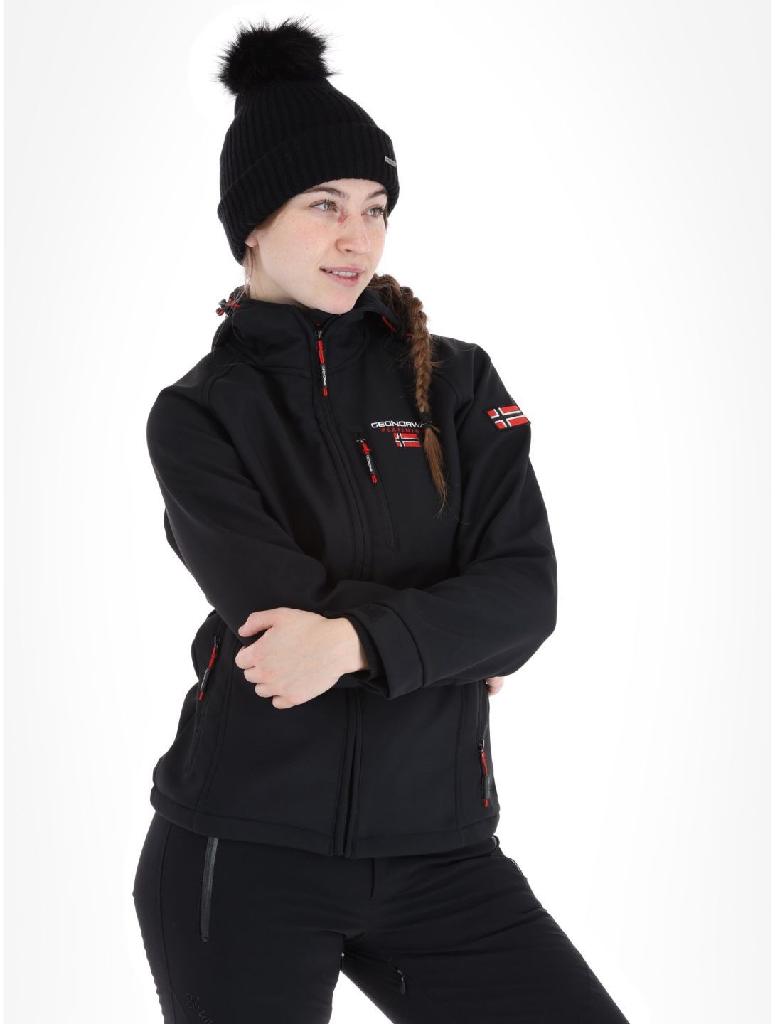 Geographical Norway, Tacer softshell donna Black nero 