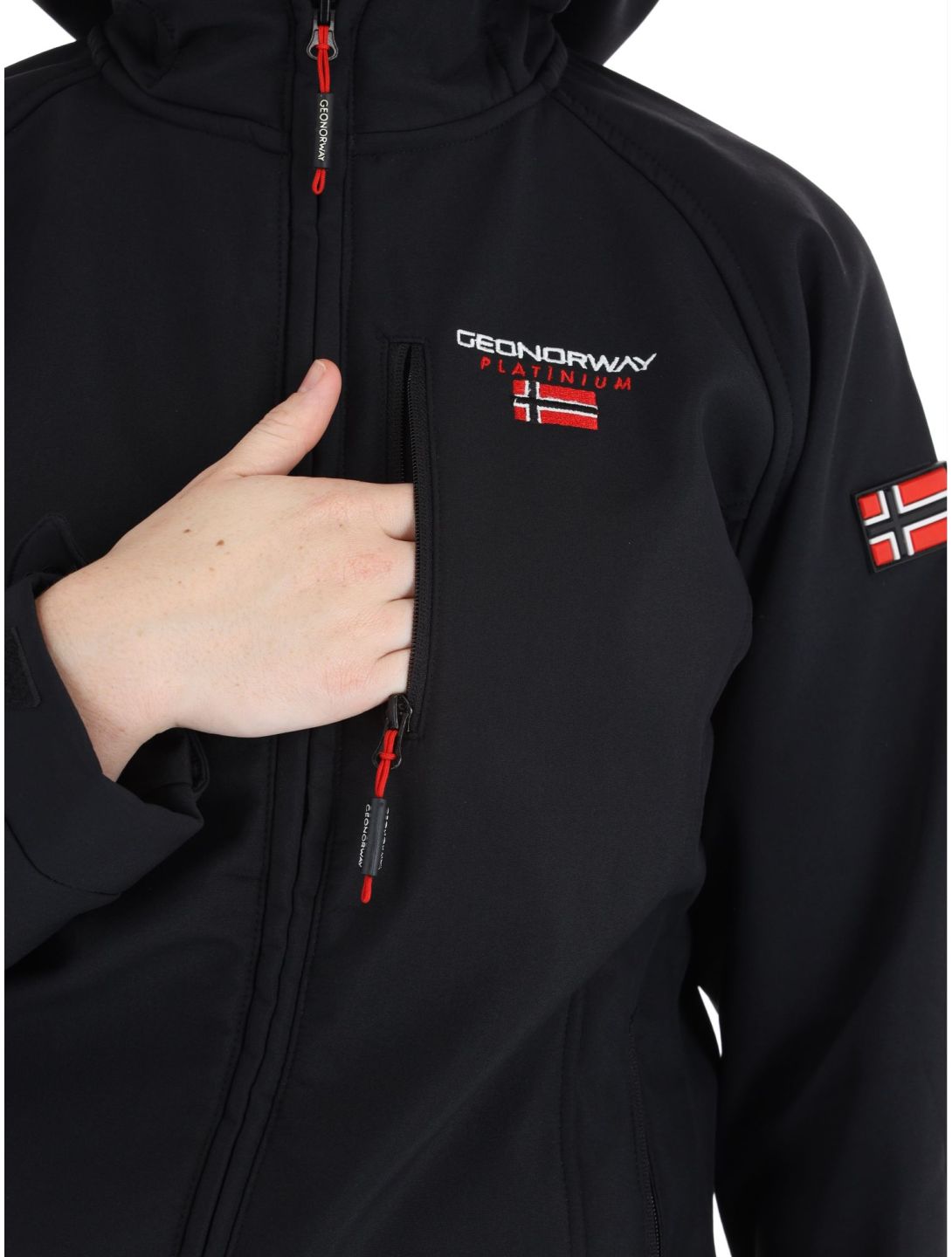 Geographical Norway, Tacer softshell donna Black nero 