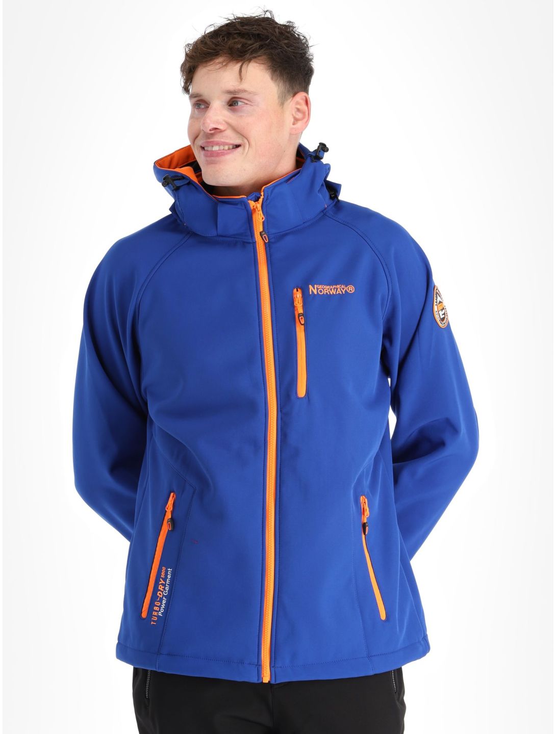 Geographical Norway, Texico softshell uomo Royal Blue blu 