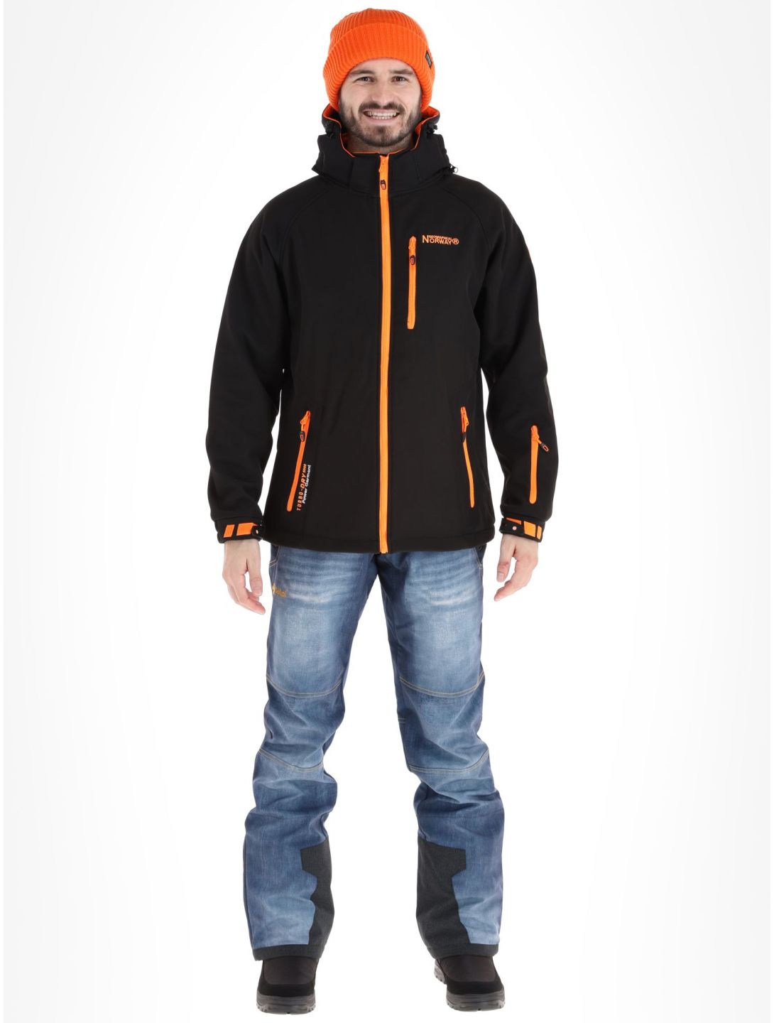 Geographical Norway, Texico softshell uomo Black nero 