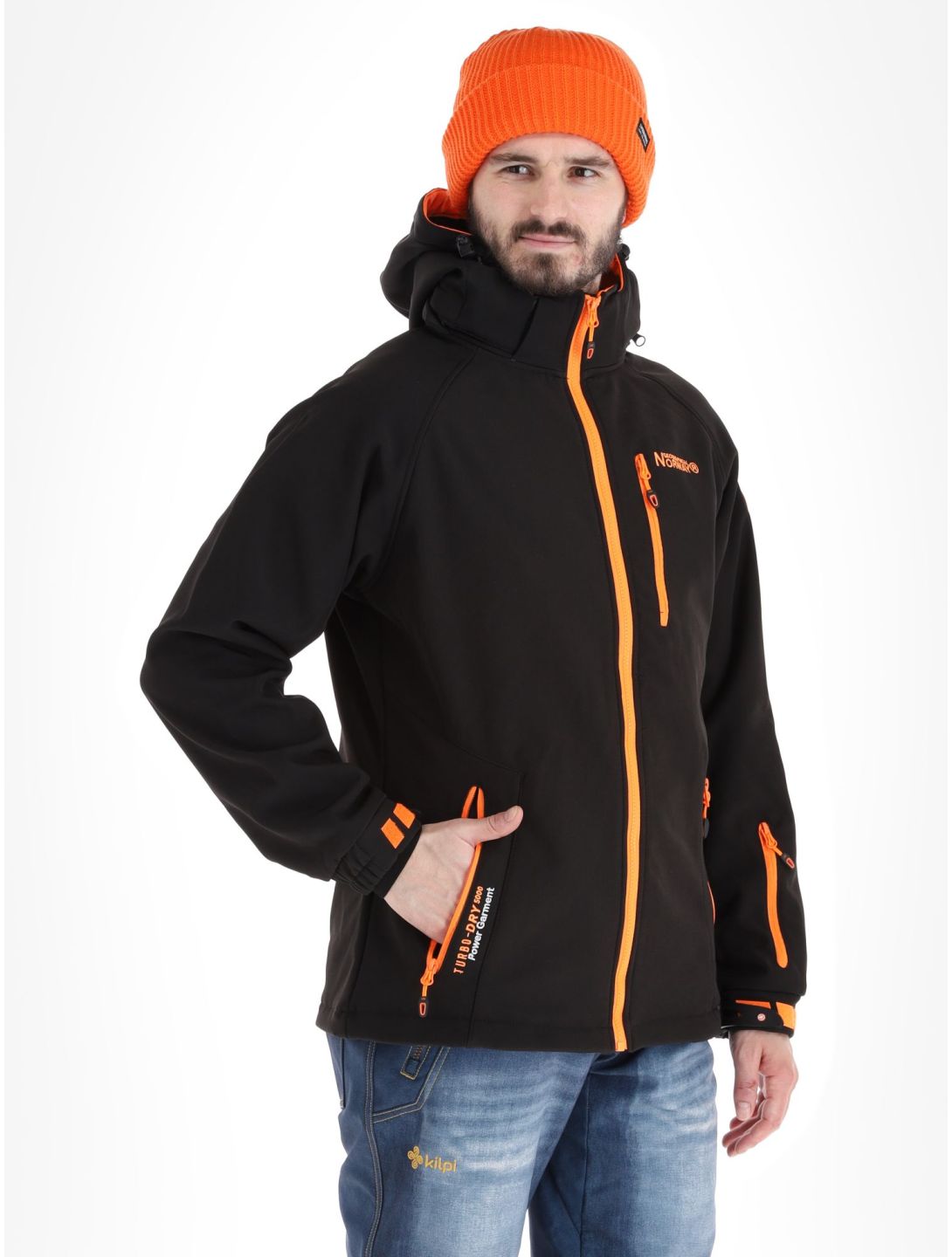 Geographical Norway, Texico softshell uomo Black nero 