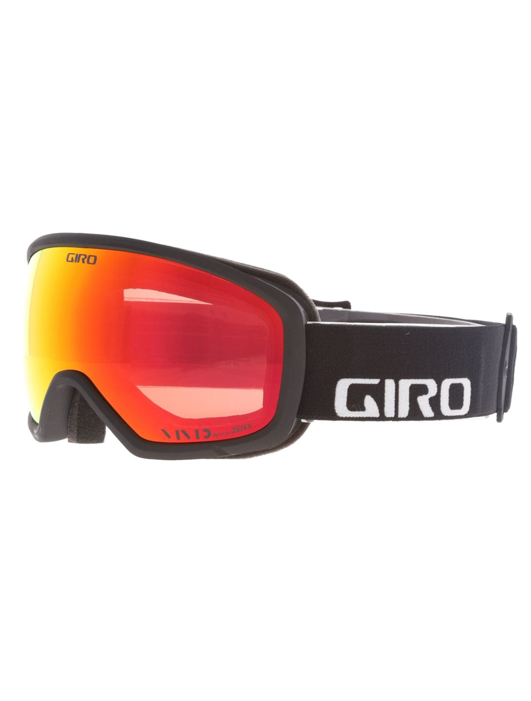 Giro, Ringo mascherina da sci unisex Black Wordmark - VIVID EMBER nero 