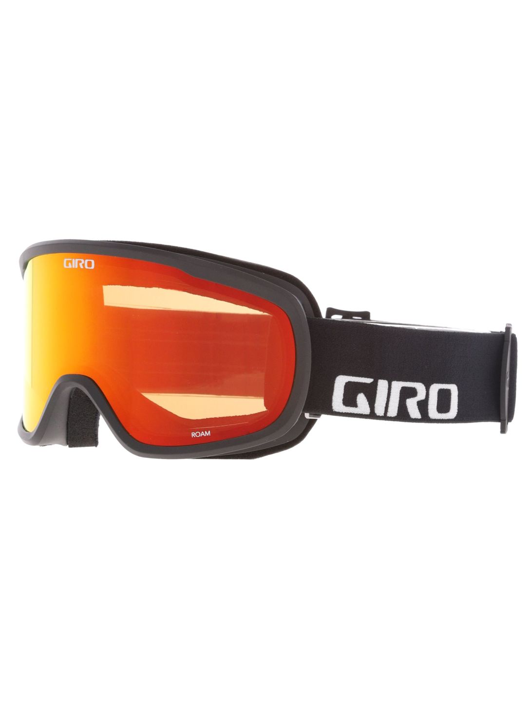 Giro, Roam mascherina da sci unisex Black Wordmark - Amber Scarlet nero 