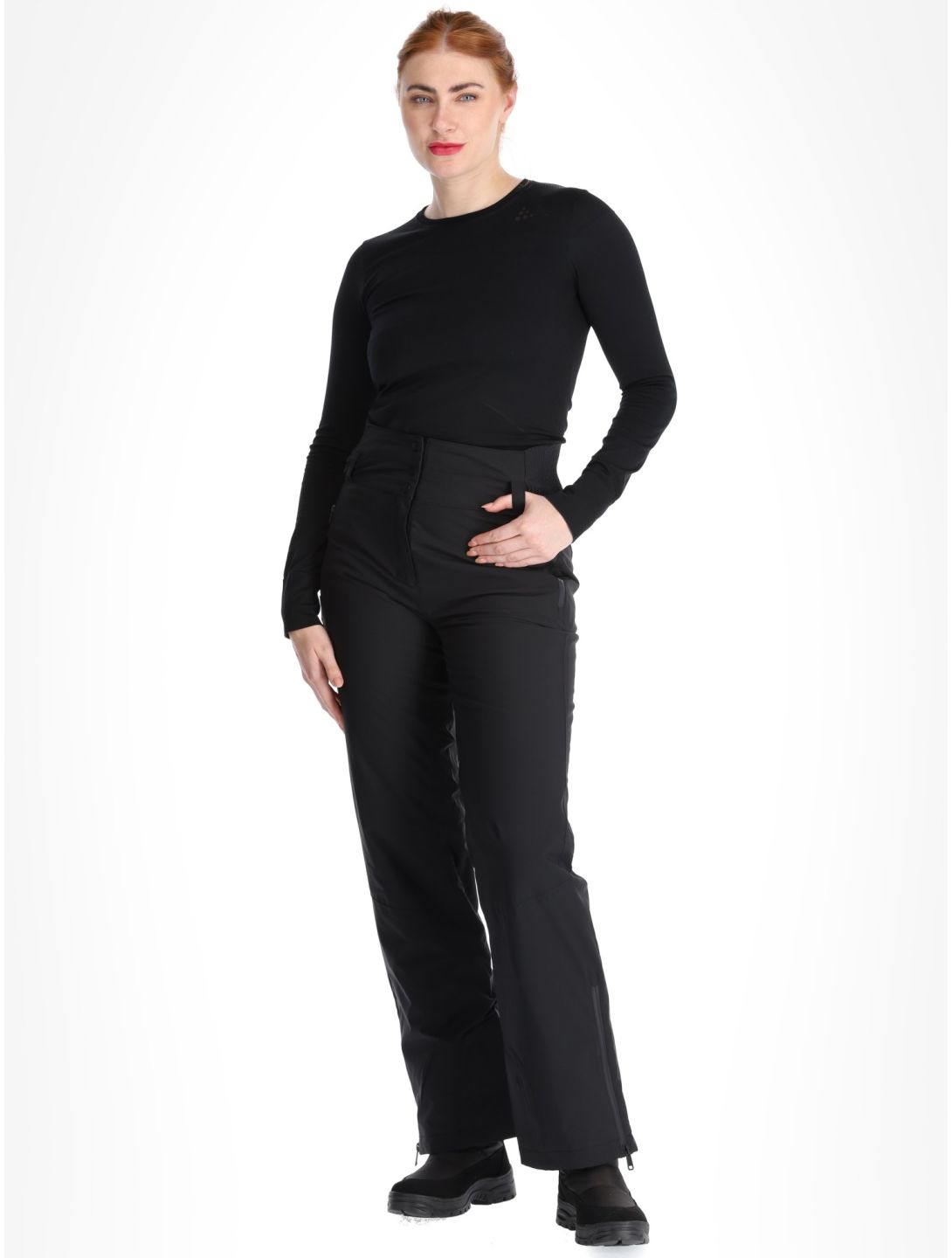 Head, Emerald pantaloni da sci donna Black nero 