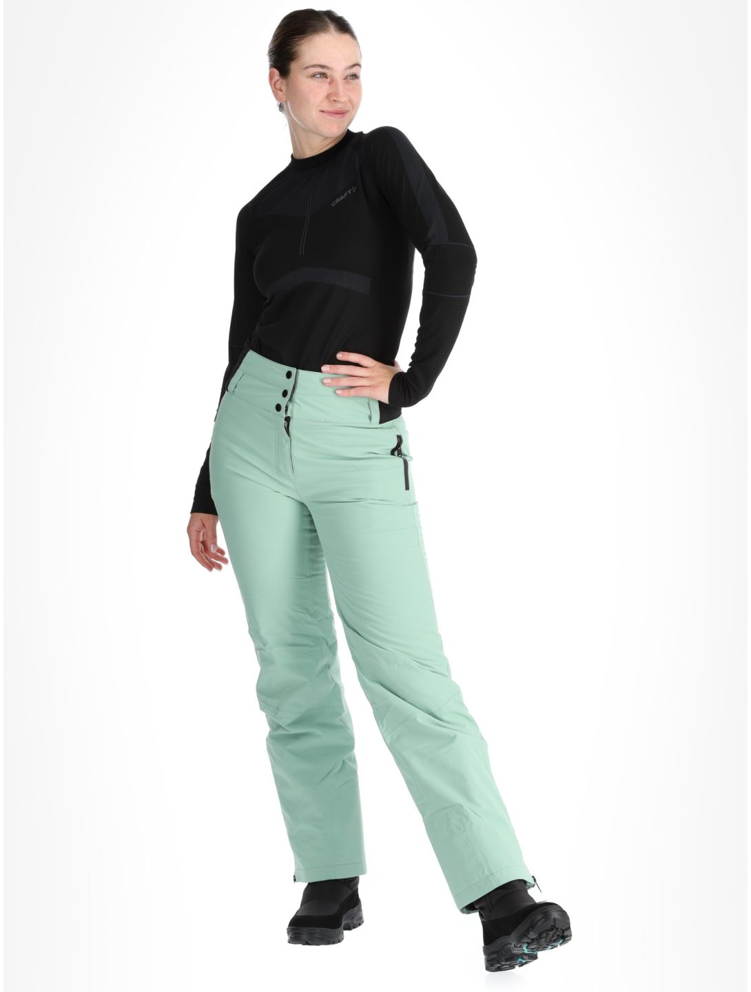 Head, Emerald pantaloni da sci donna Nile Green verde 