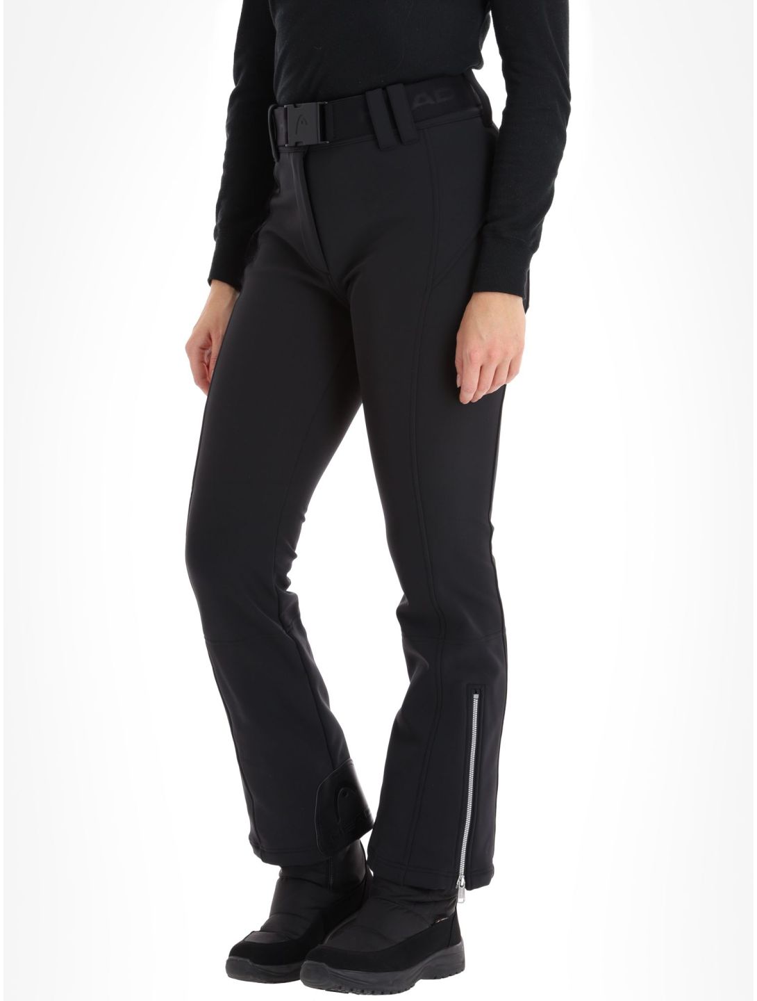 Head, Jet pantaloni da sci softshell donna Black nero 