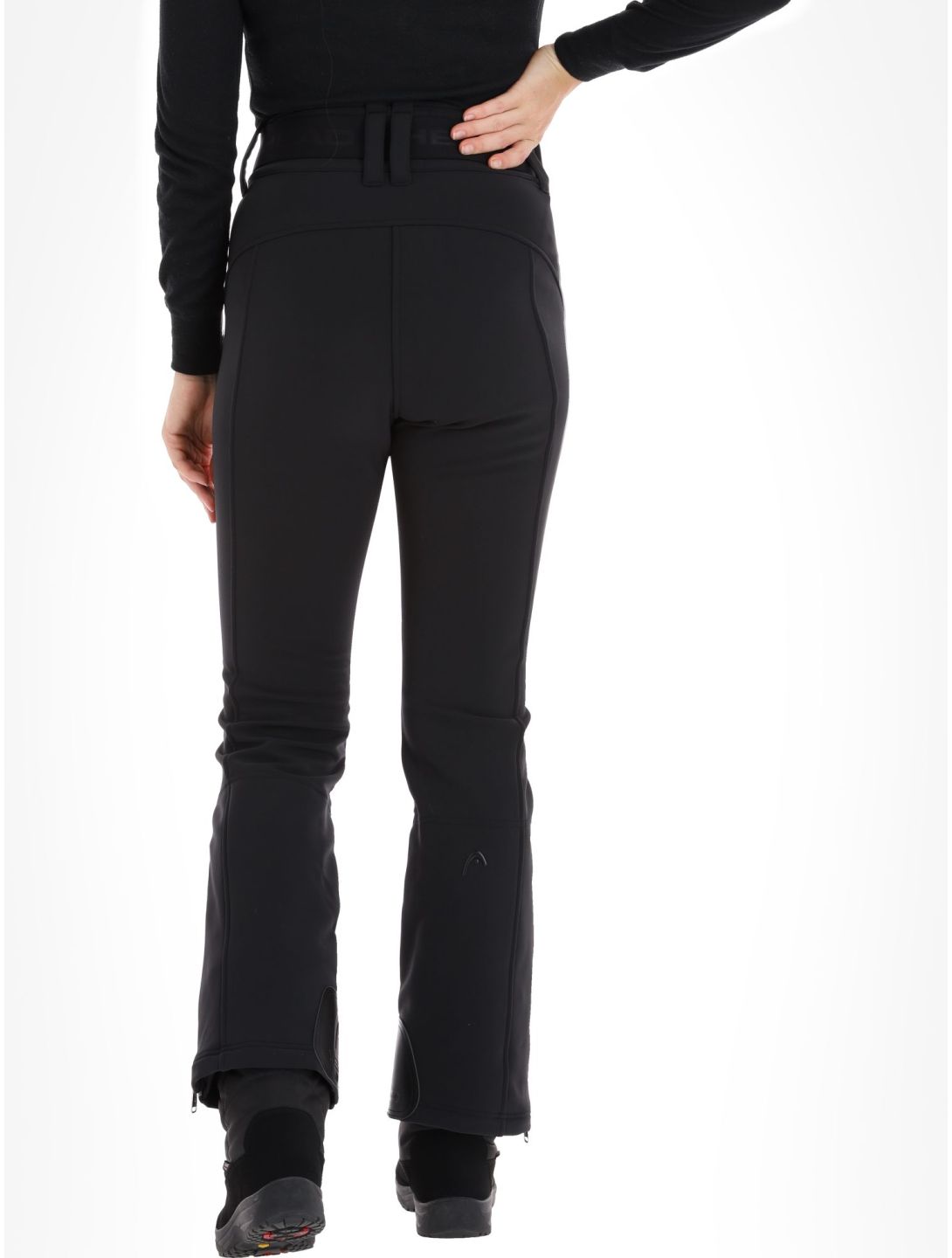 Head, Jet pantaloni da sci softshell donna Black nero 