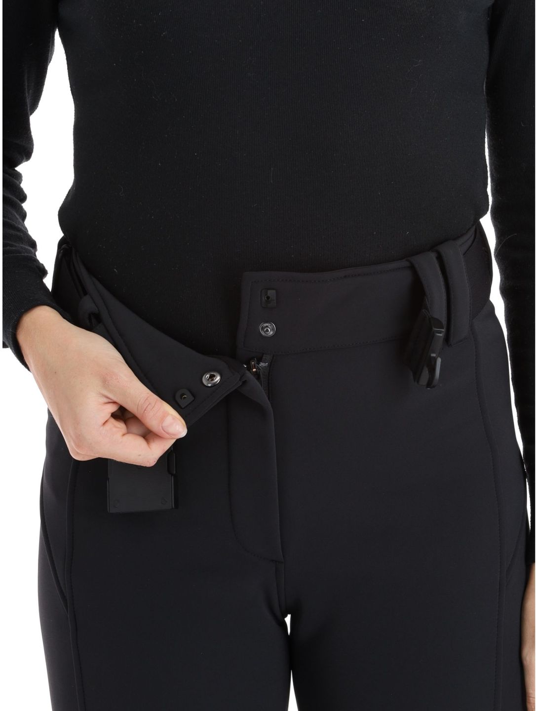 Head, Jet pantaloni da sci softshell donna Black nero 