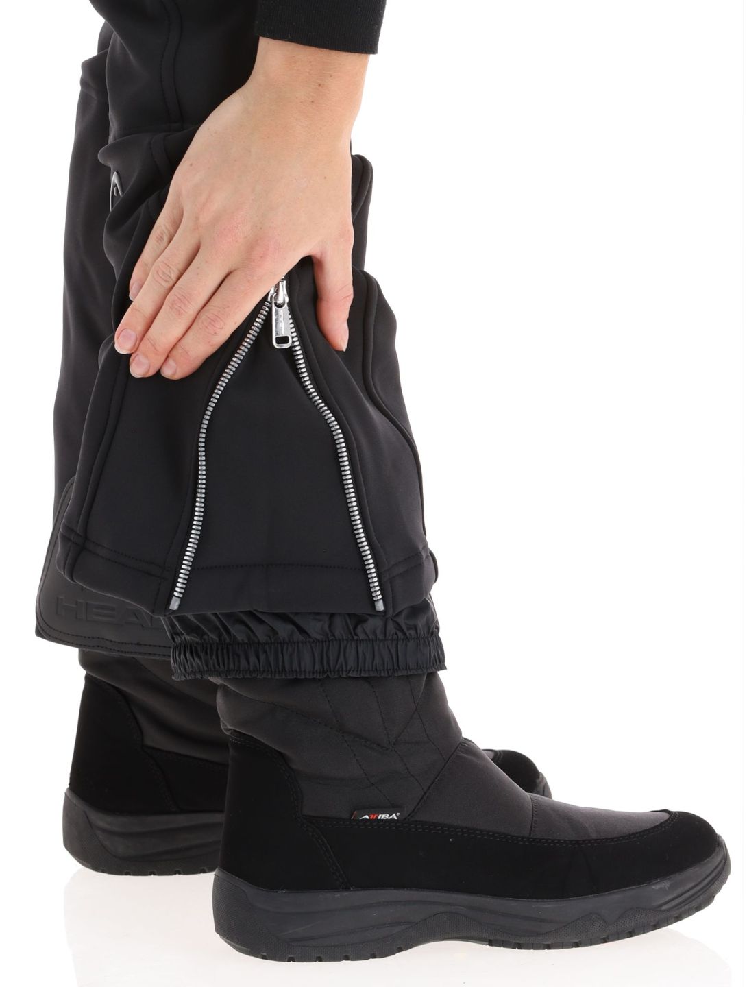 Head, Jet pantaloni da sci softshell donna Black nero 