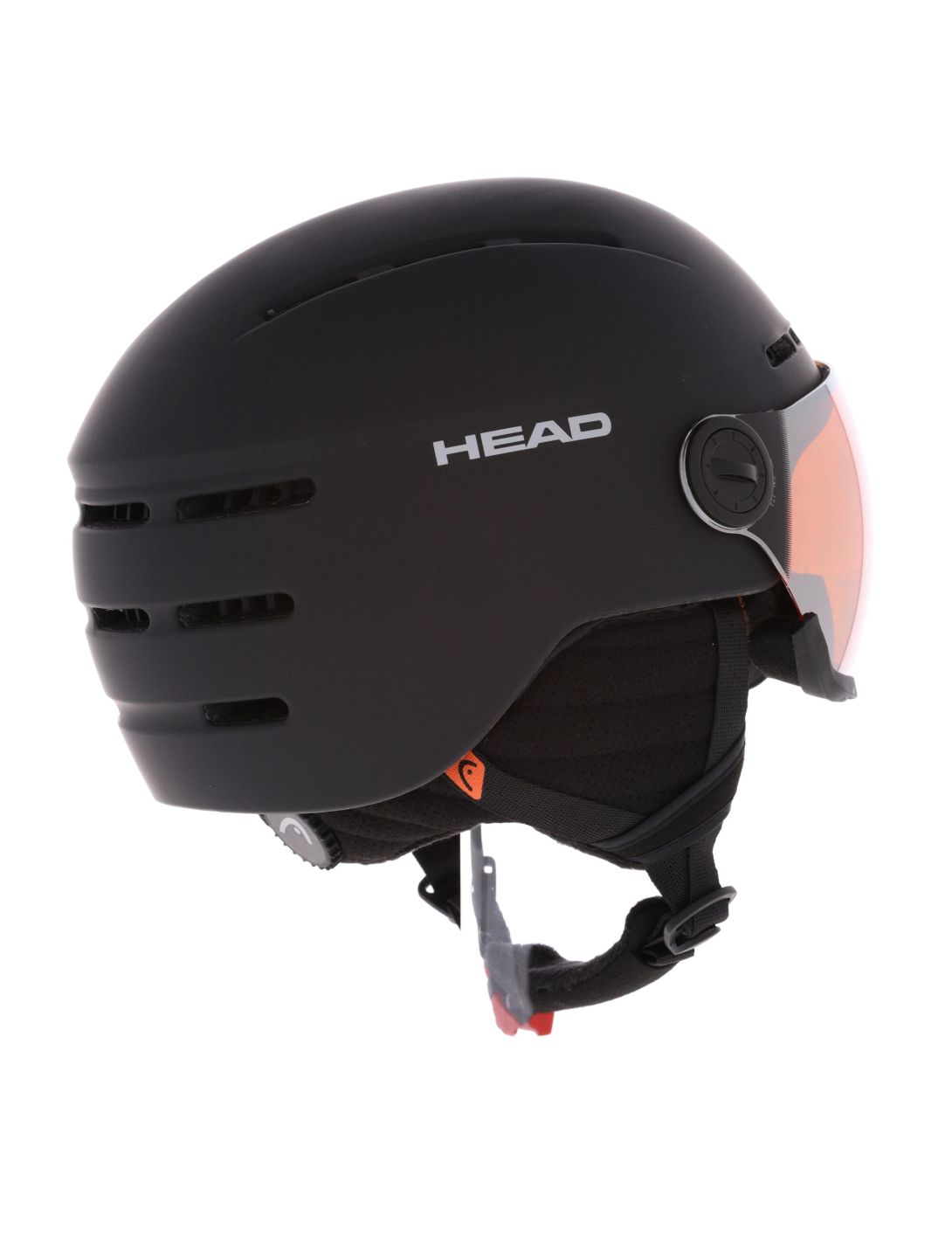 Head, Knight caschetto con visiera unisex Black nero 