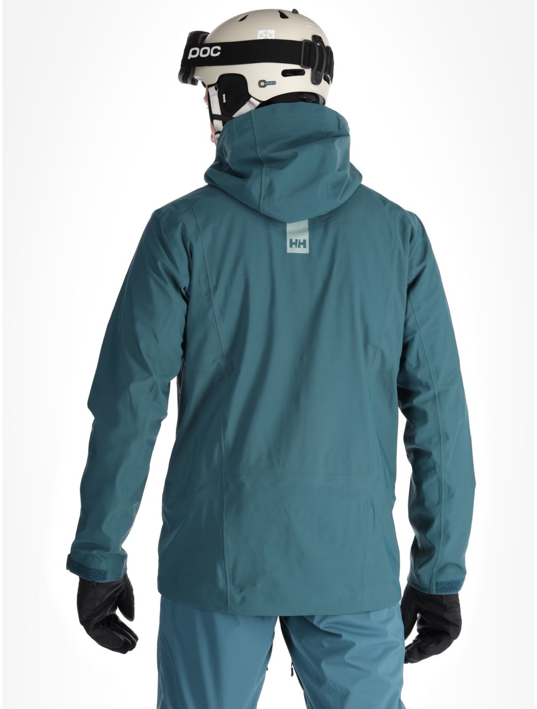 Helly Hansen, Alpha 3L Long Shell guscio uomo Dark Creek verde 