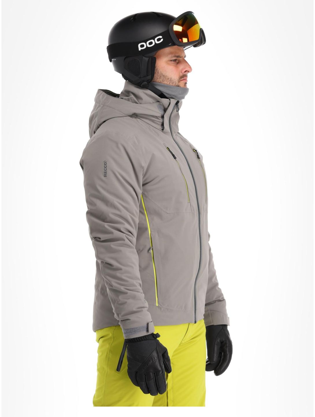 Helly Hansen, Alpha 4.0 giacca sci uomo Concrete grigio 