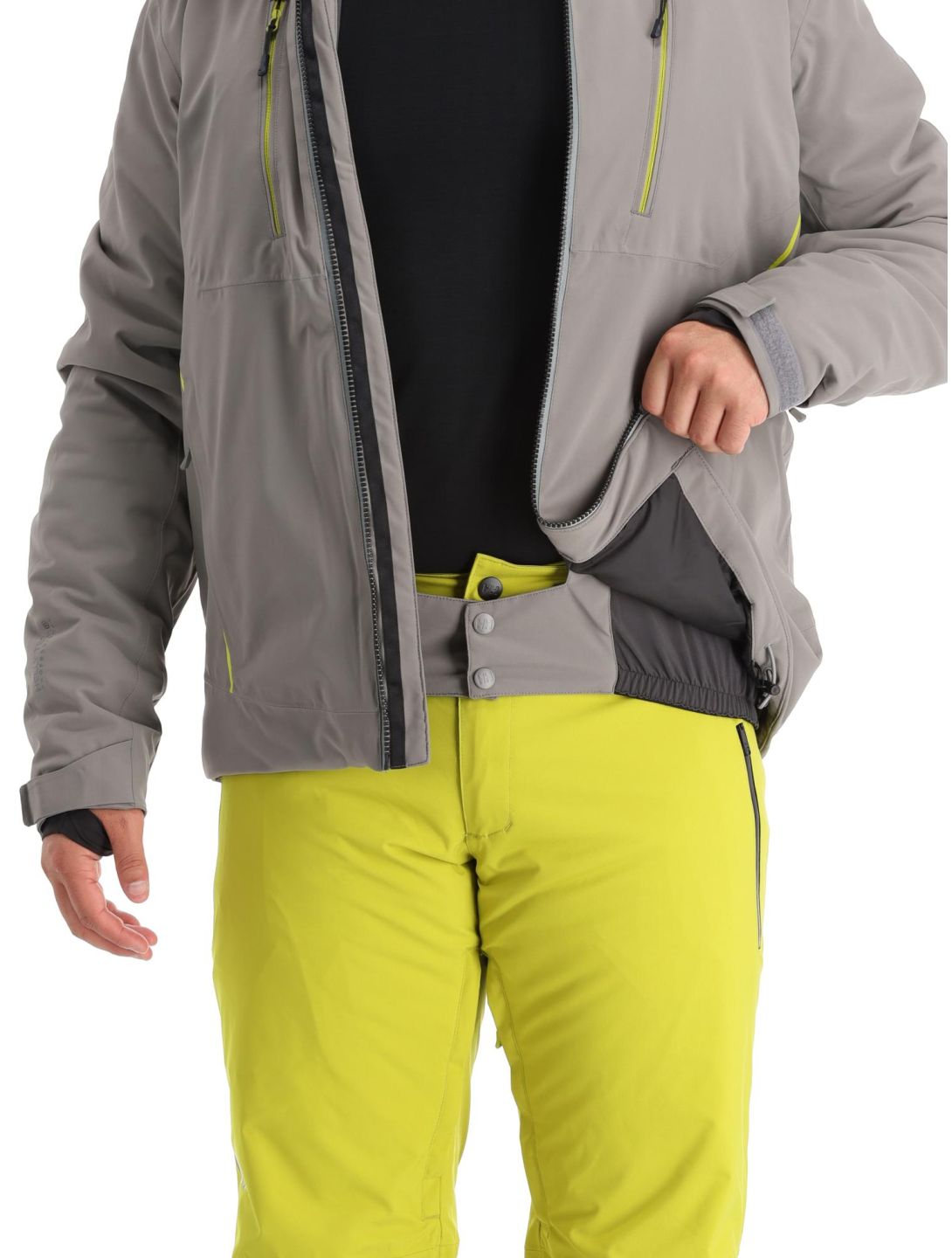 Helly Hansen, Alpha 4.0 giacca sci uomo Concrete grigio 