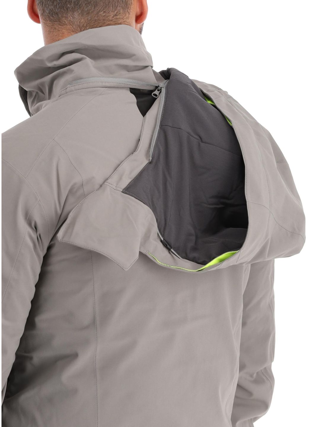 Helly Hansen, Alpha 4.0 giacca sci uomo Concrete grigio 