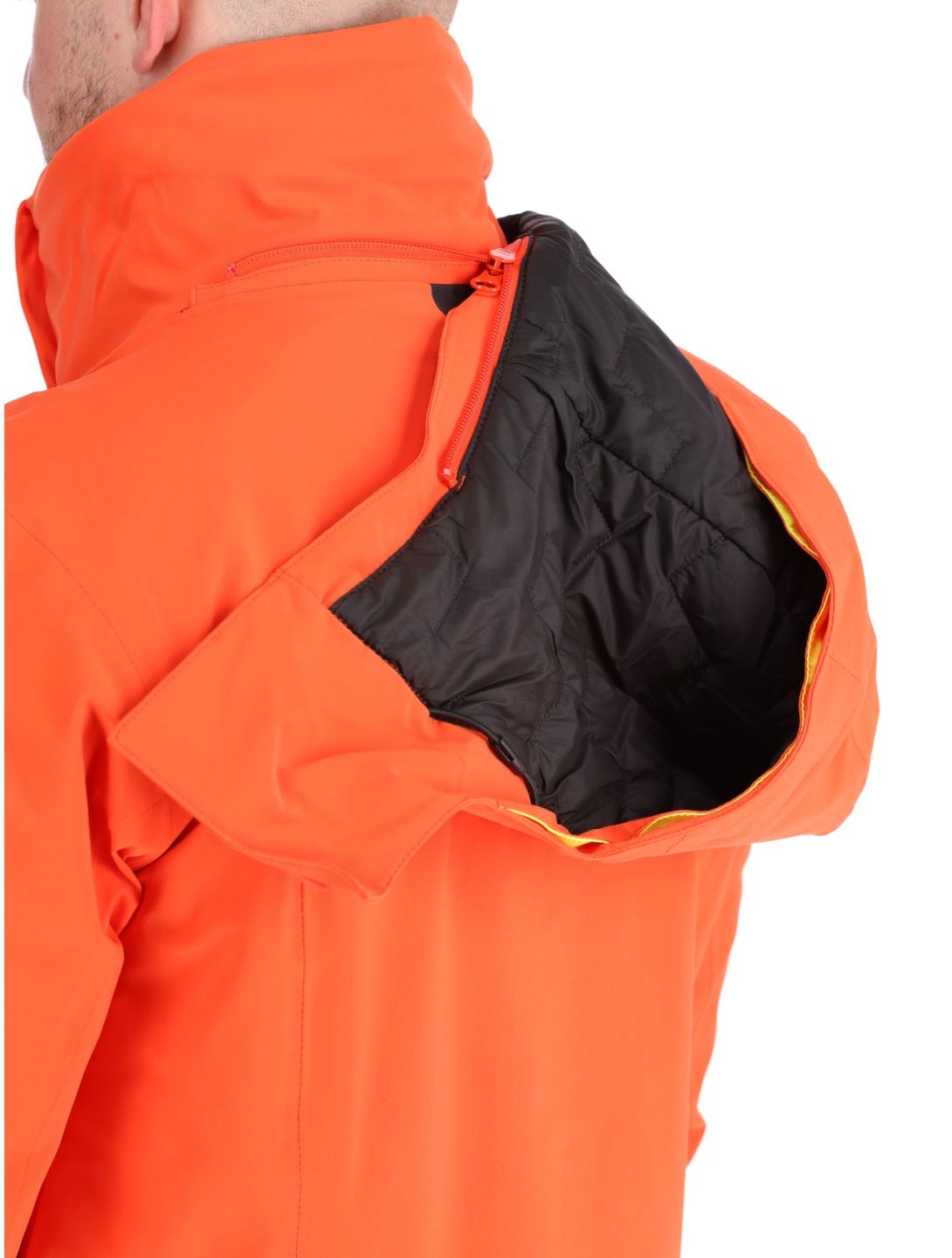 Helly Hansen, Alpha Lifaloft giacca sci uomo Cherry Tomato arancio 