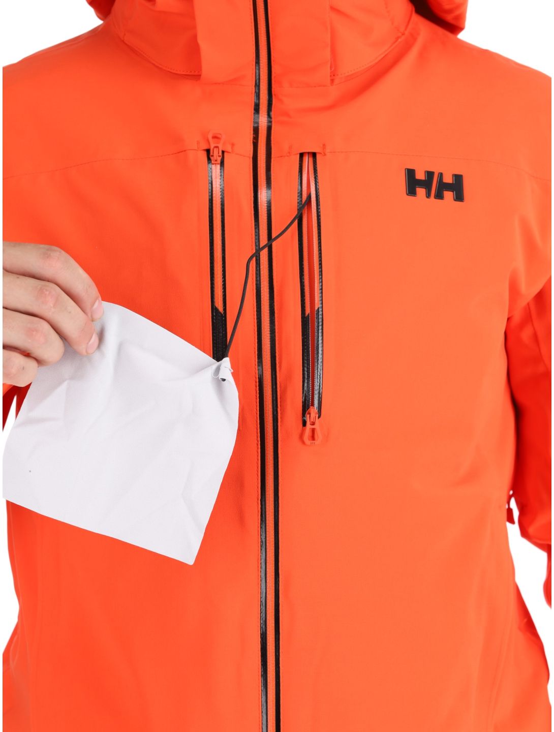 Helly Hansen, Alpha Lifaloft giacca sci uomo Cherry Tomato arancio 