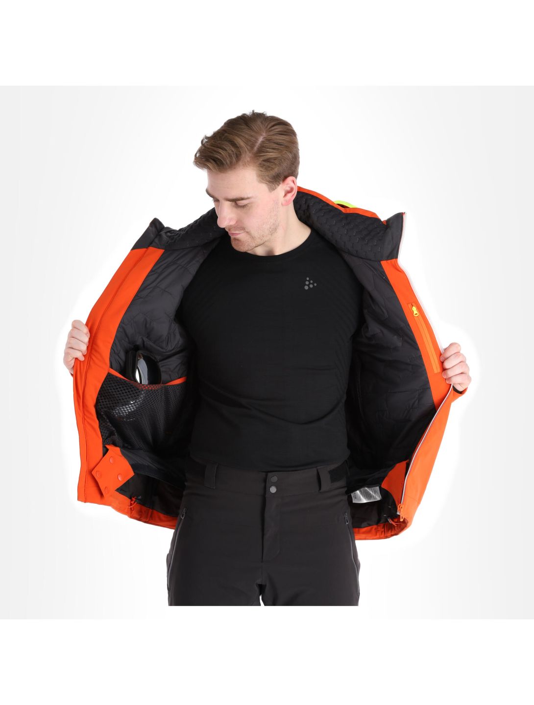 Helly Hansen, Alpha Lifaloft giacca sci uomo Patrol arancio 