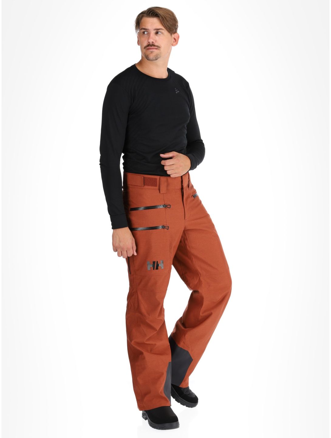 Helly Hansen, Garibaldi 2.0 pantaloni da sci uomo Iron Oxide marrone 