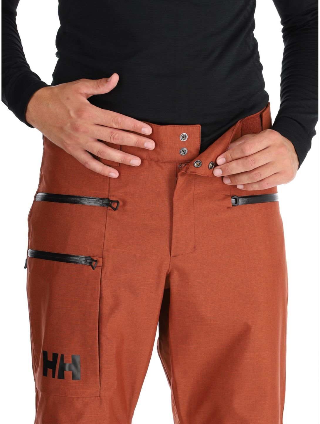 Helly Hansen, Garibaldi 2.0 pantaloni da sci uomo Iron Oxide marrone 