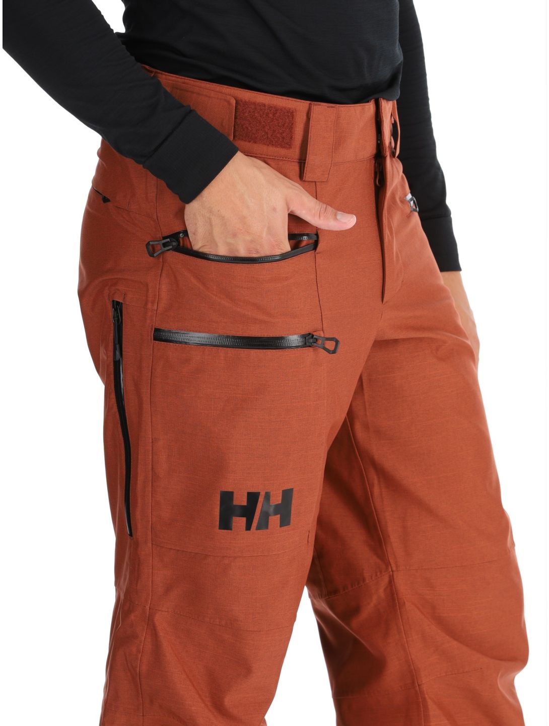 Helly Hansen, Garibaldi 2.0 pantaloni da sci uomo Iron Oxide marrone 