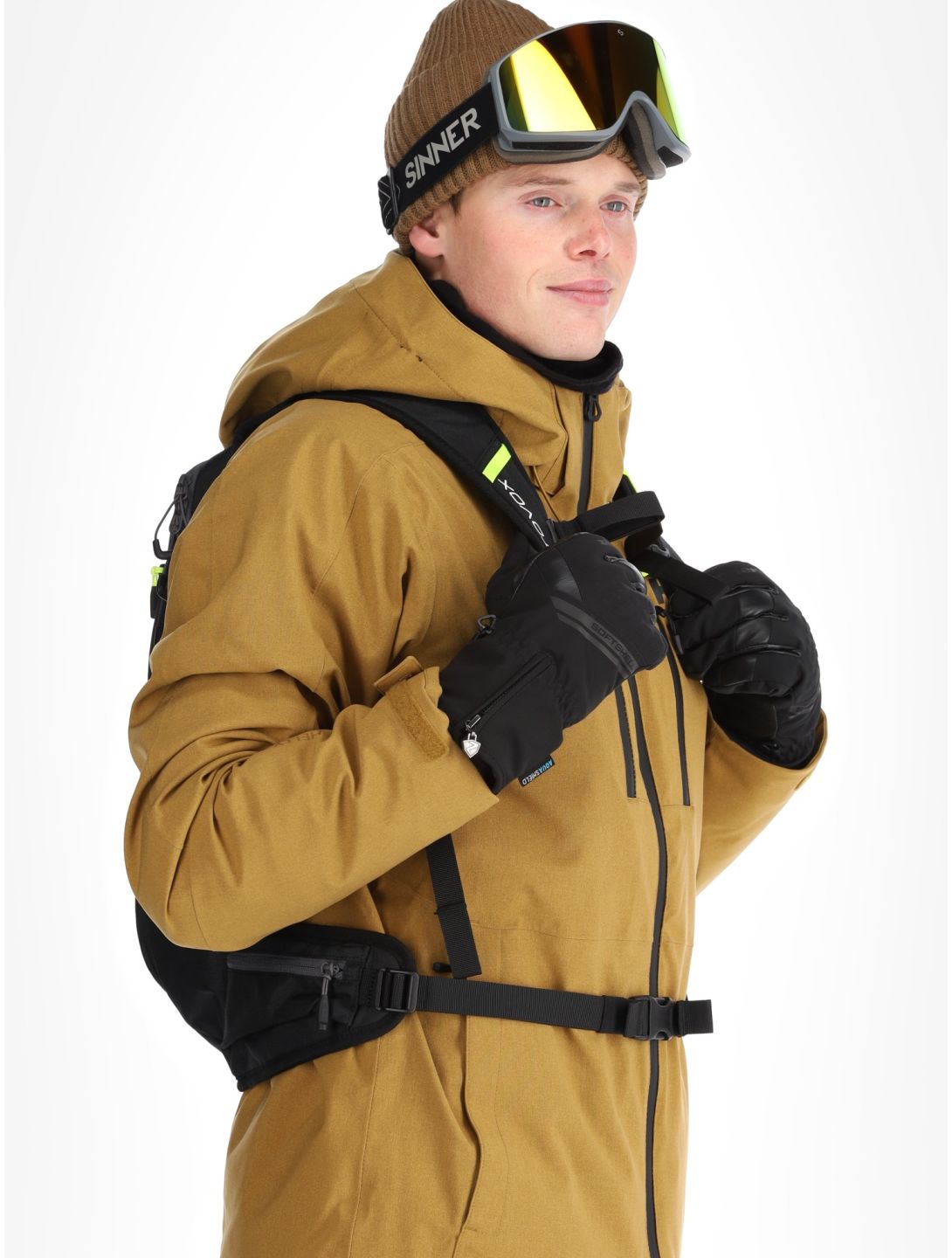 Helly Hansen, Juniper 3.0 giacca sci uomo Lynx giallo 