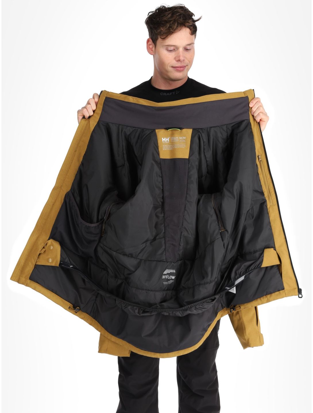 Helly Hansen, Juniper 3.0 giacca sci uomo Lynx giallo 